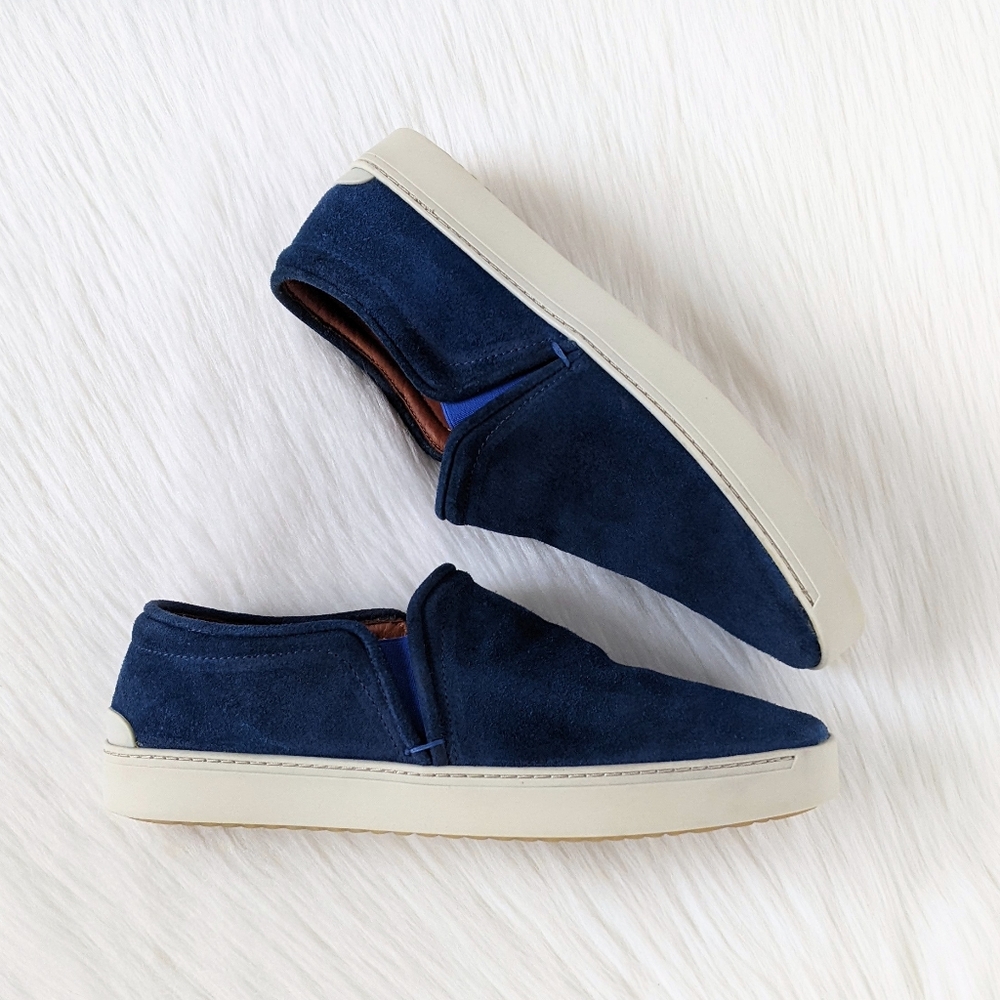 Rag & Bone Blue Suede Leather Slip On Loafer Shoes | Size 11